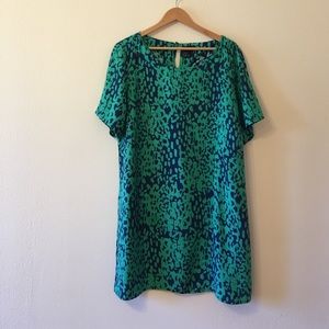 NWOT ASOS Curve patterned shift dress 🎀